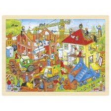 Einlegepuzzle baustelle - einlegepuzzle,