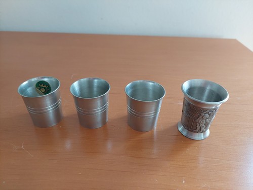 Zinn schnapsbecher - zinn,