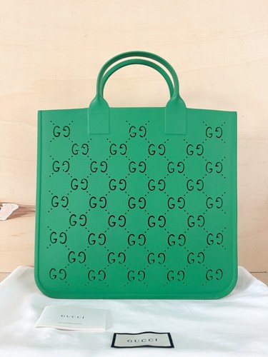 Gucci tote bag gummi - gummi, grün