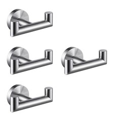  Set of 4 Badetuchhaken Doppel Handtuchhaken Handtuchhalter Für Badezimmer