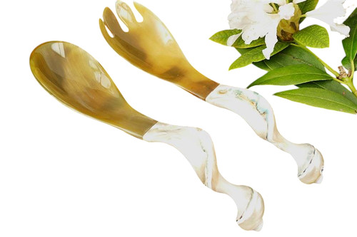 Salatbesteck watussi horn - watussi, +