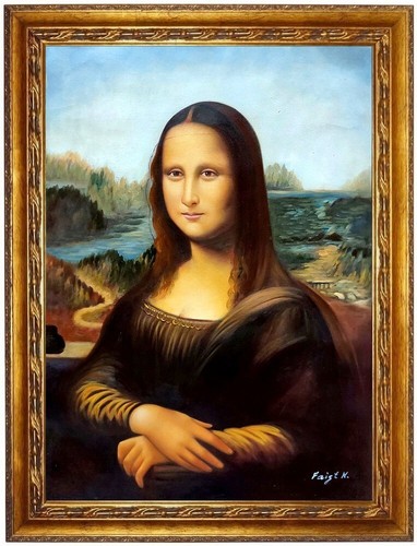 ölbild mona lisa leonardo - lisa,