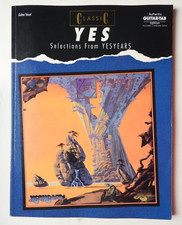 Yes Selections from Yesyears Authentic Guitar Tab Edition Lyrics PB 1993 RARE