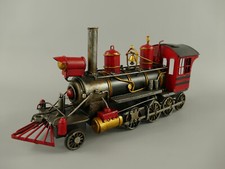 Blechauto, Dampf Lokomotive, Lok, Deko, Geschenk, Länge41cm, Eisenbahn