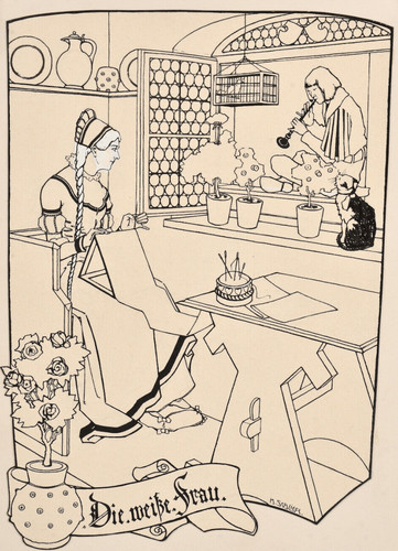 Die weiße frau - frau, |