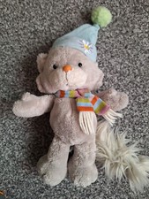 Teddy mit Mütze und Schal ca