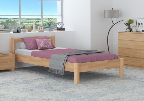 Einzelbett massivholzbett - einzelbett,