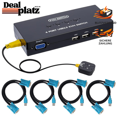 Kvm switch port mit - 4,