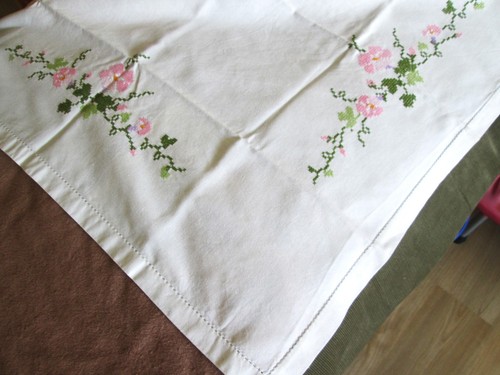 Alte tischdecke 80 cm - x,