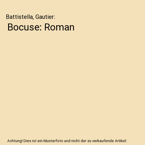 Bocuse roman battistella - bocuse:,