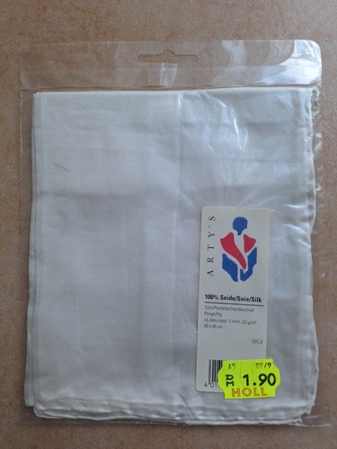 Seidentuch 45x45 cm pongé - seidentuch,