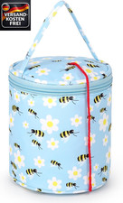 Klein Stricktasche Wolle Garn