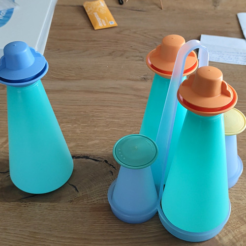 Kunststoff spenderflaschen set - kunststoff,