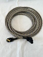 8m Viablu Netzkabel X-40 Stromkabel mit Sheath und gewinkelten Furutech Steckern
