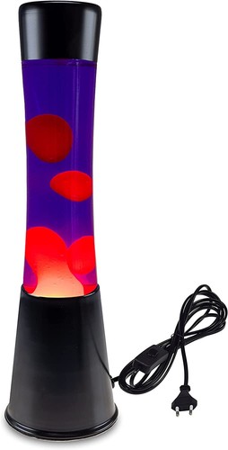 Lavalampe lila rot 40cm