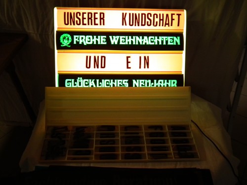 Klassischer kino leuchtkasten - klassischer, kino-leuchtkasten