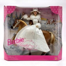 1998 Winter Ride Barbie Puppe
