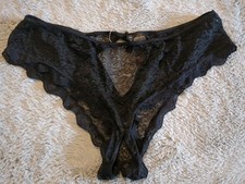 Ouvert Slip Schwarz Damen Gr 52/54 Neu