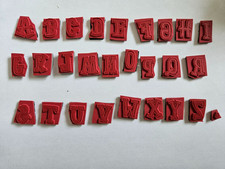 Stempel 'Alphabet' unmontiert für Kartengestaltung