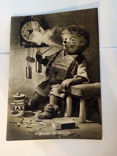 Mecki eine alte postkarte - eine,