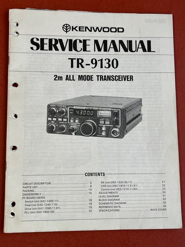 Kenwood 9130 service manual - kenwood,