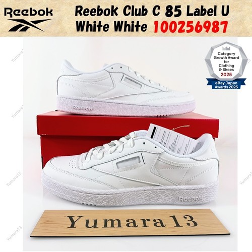 Reebok club label u - c, weiß
