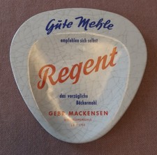 Alter Zahlteller Reklame Mehle