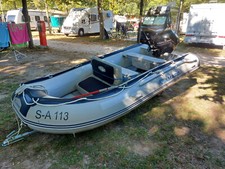 Motorboot, Schlauchboot mit