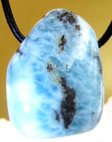 Larimar trommelstein - larimar, xl