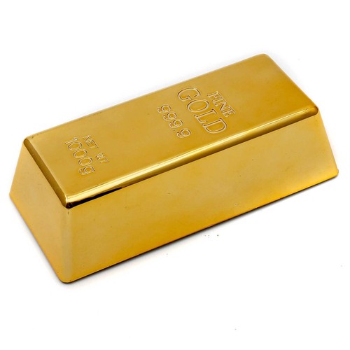 Goldbarren türstopper - goldbarren,