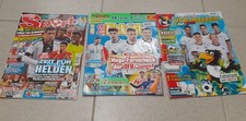3 Zeitschriften / Hefte  -  Fussball - Just Kick it! + DFB-Magazin + Bravo Sport