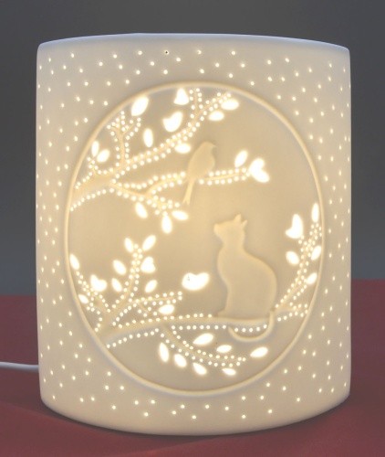 Porzellan lampe ellipse - porzellan-lampe,