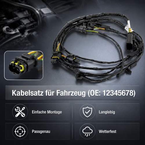 Kompletter pdc kabelbaum - kompletter,
