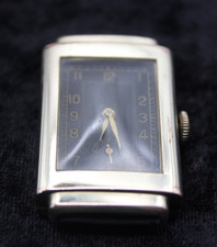 Vintage Art Deco Armbanduhr ohne Armband vergoldet 20 Mikron