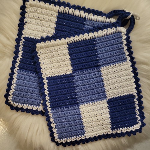 Gehäkelte topflappen - gehäkelte,