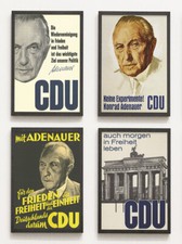 Set: 4 Plakate CDU Konrad