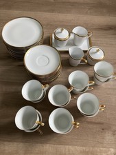 Kaffeegeschirr Eschenbach mit Goldrand 47 Teile