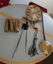 Altes Standuhr Uhrwerk drei Gewichte Gustav Becker sehr selten Westminster