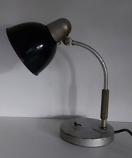 Bauhaus Schreibtischlampe SIEMENS - Lampe mit Emaille Schirm