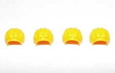 19038, 4x (2 Paar) Schulterpolster (Puffärmel), Armaufsatz, gelb