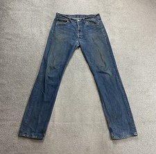 LEVI`S Jeans 501 XX Herren Vintage Hose W34 L36 Made In USA Straight 3920 Blau