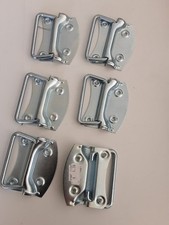 6 Stück Möbelgriff Kistengriff Truhe Kasten  Klappgriff 10 cm verzinkt