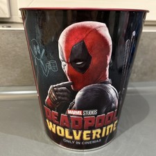 DEADPOOL & WOLVERINE Blecheimer Bucket Popcorneimer Becher Marvel Film