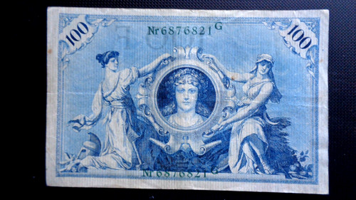 Reichsbanknote 100 mark - reichsbanknote,