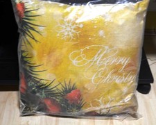 Kissen mit Zirben Füllung 43x43cm  Dekokissen, Gesundheitskissen Merry Christmas