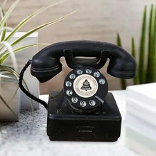 Vintage-Telefon mit Wählscheibe, antikes schnurgebundenes Telefon für den