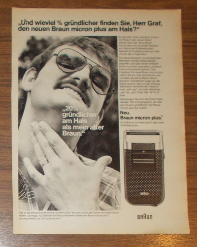 Seltene werbung vintage braun - werbung,