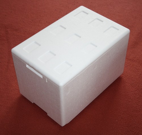 Styropor box weiß mit - weiß,