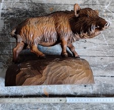Schnitzerei Wildschwein