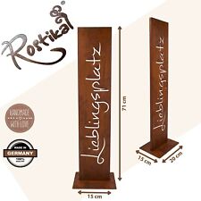 Metall Schild Lieblingsplatz